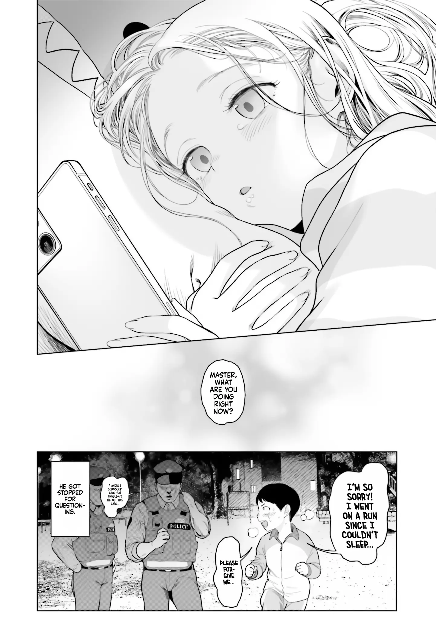 Jc Sasha-Chan To Classmate Otaku-Kun (Webcomic) - Vol.1 Chapter 18: Uncertainty At Night