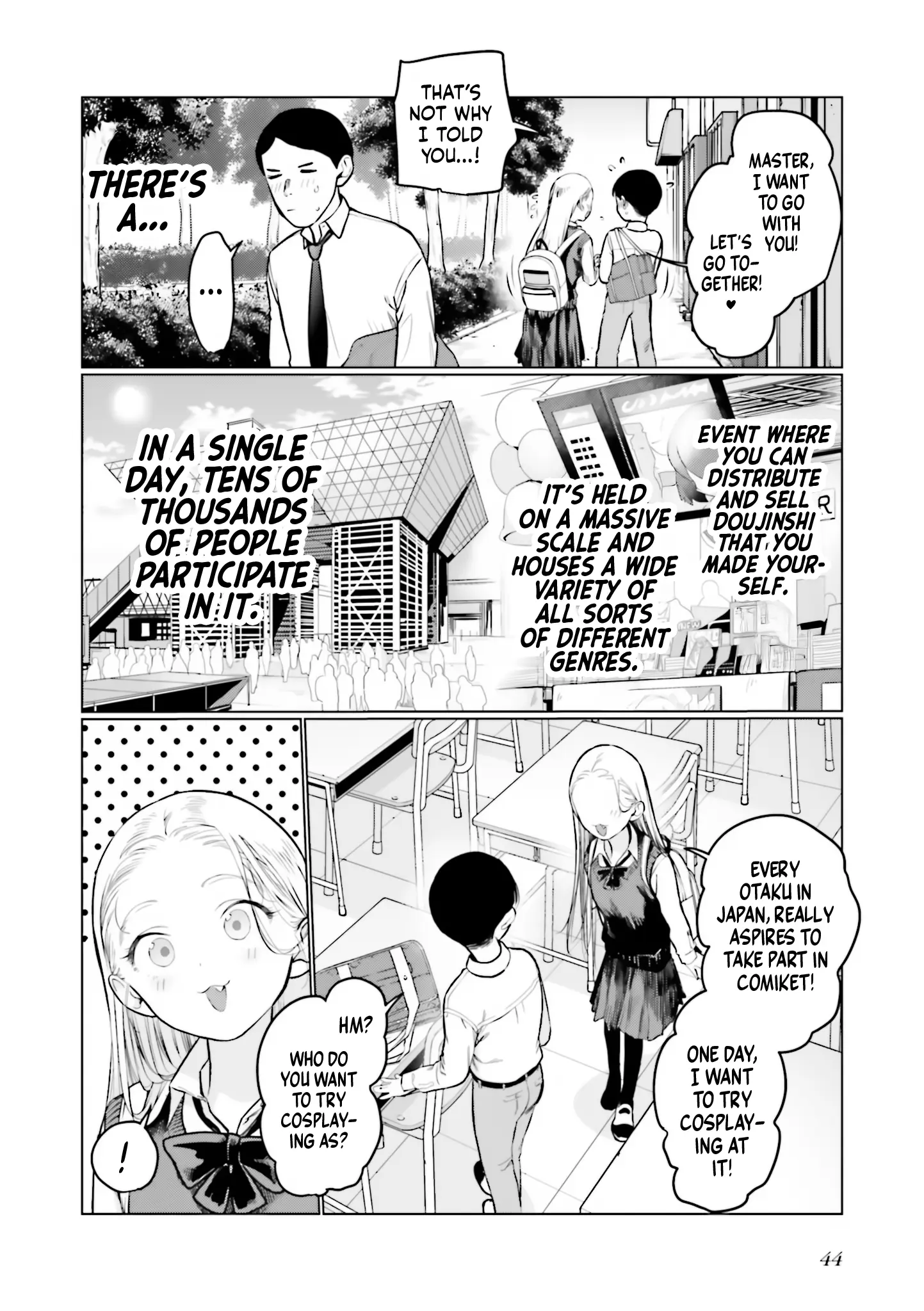 Jc Sasha-Chan To Classmate Otaku-Kun (Webcomic) - Vol.4 Chapter 45: Let's Go Together!