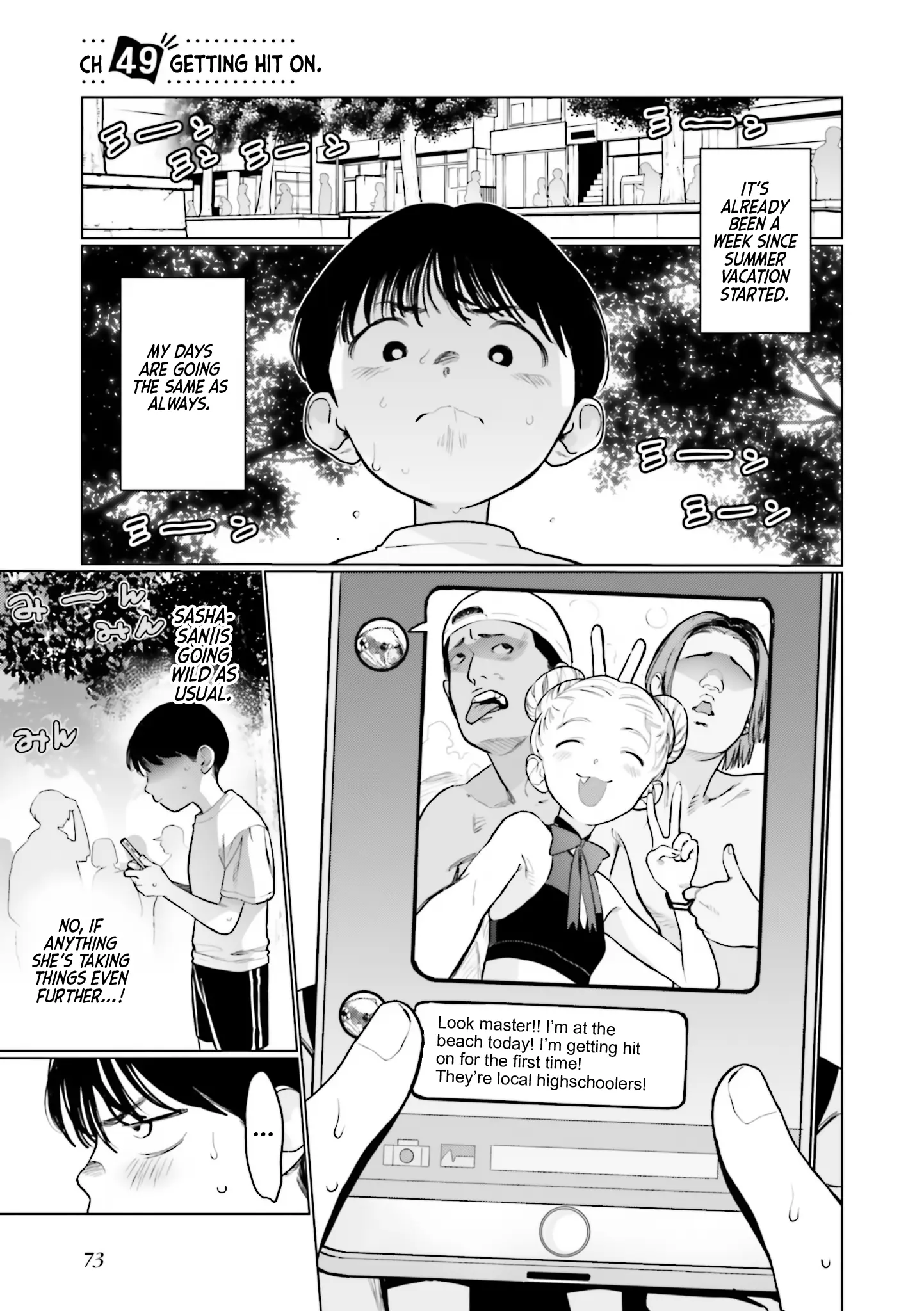 Jc Sasha-Chan To Classmate Otaku-Kun (Webcomic) - Vol.4 Chapter 49: Getting Hit On.