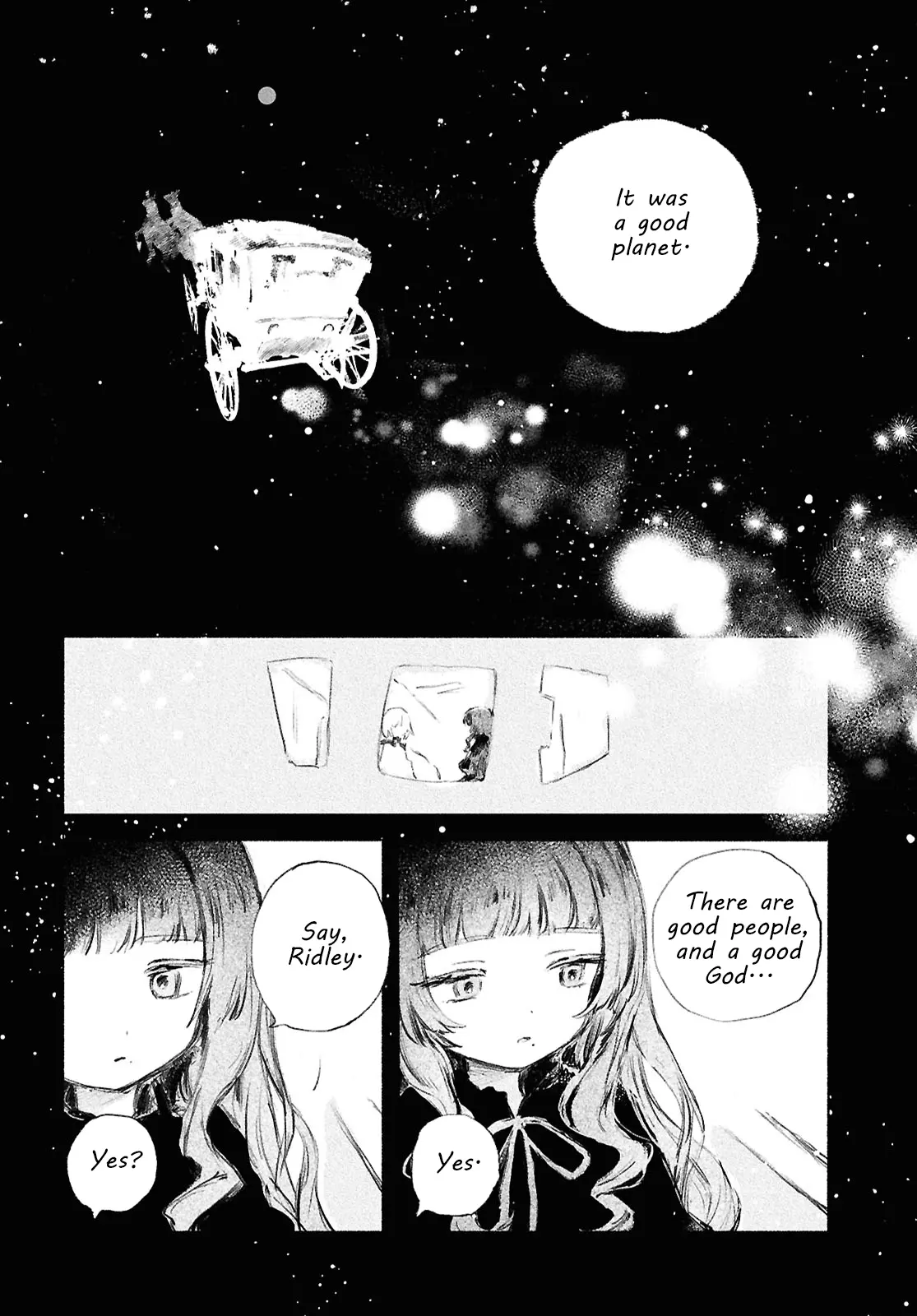 Shoujo Seikan Hyouryuuki - Chapter 2: Planet Of God