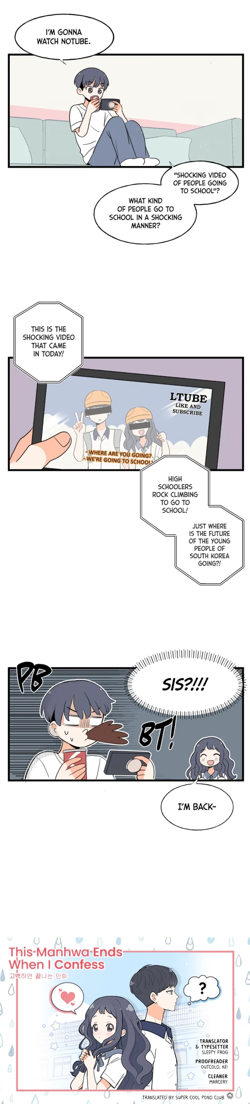 This Manhwa Ends When I Confess - Chapter 2