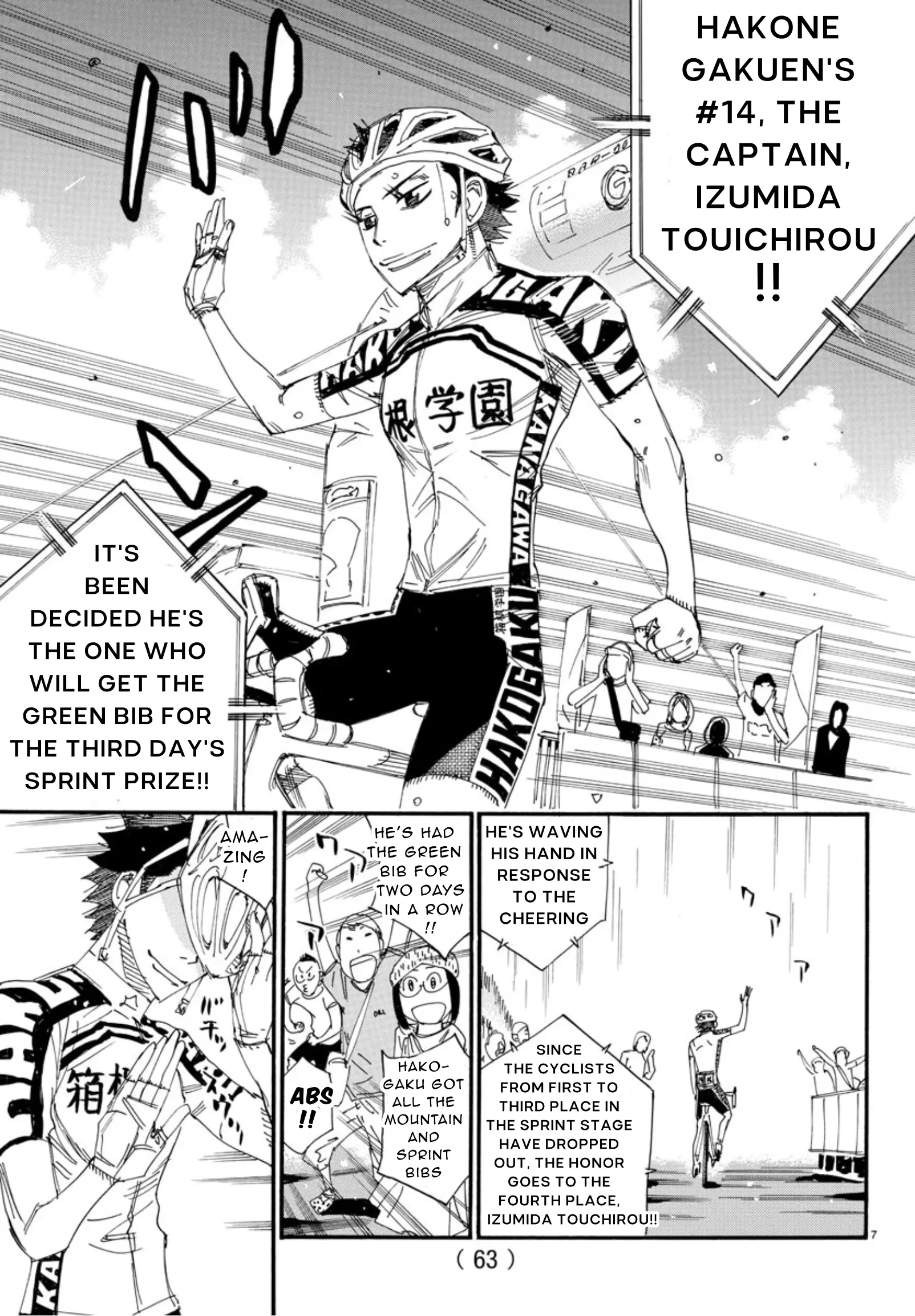 Yowamushi Pedal - Vol.63 Chapter 544: The Individual Awarding