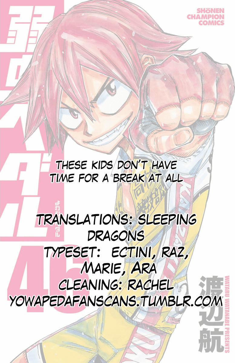 Yowamushi Pedal - Chapter 393