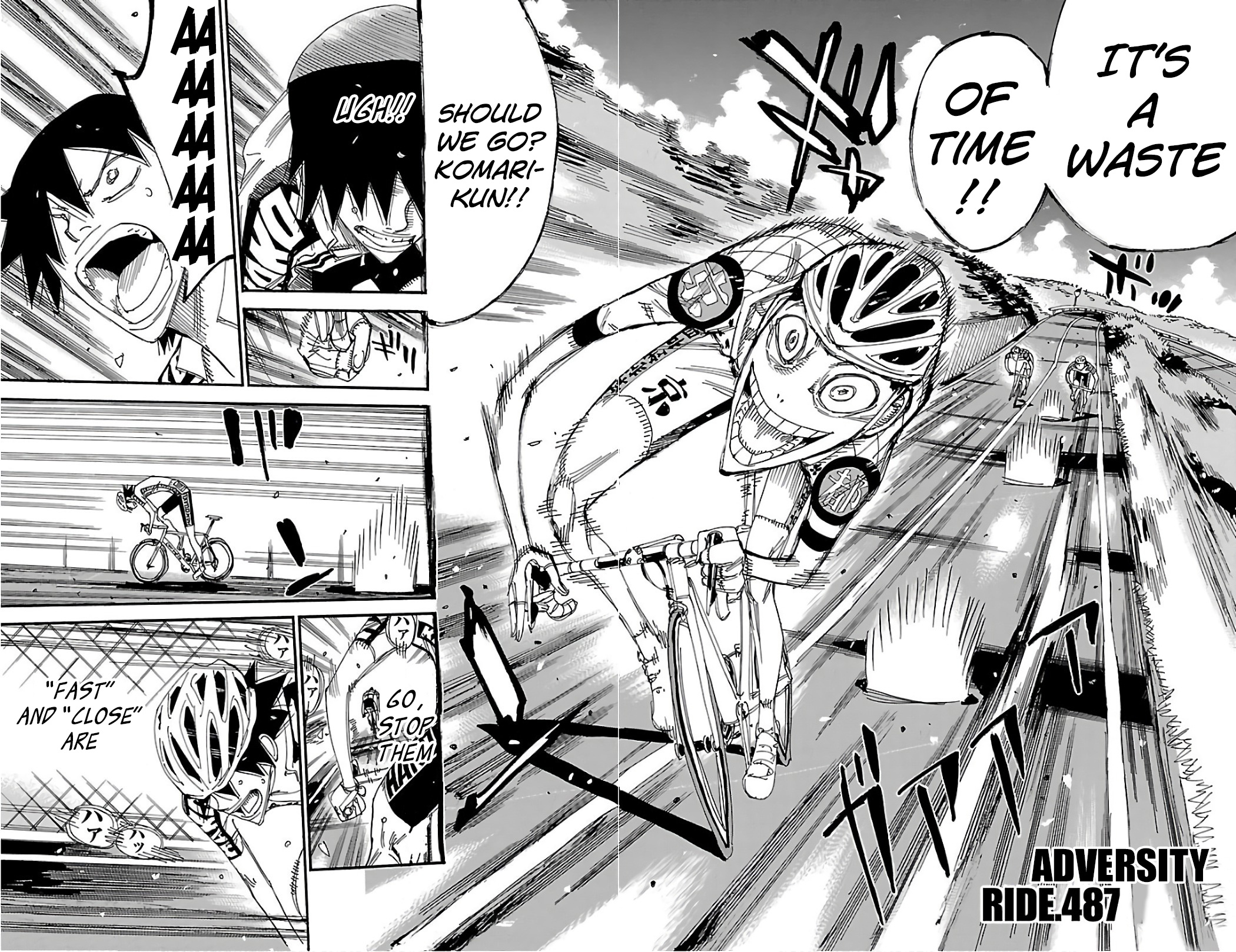 Yowamushi Pedal - Vol.57 Chapter 487: Adversity