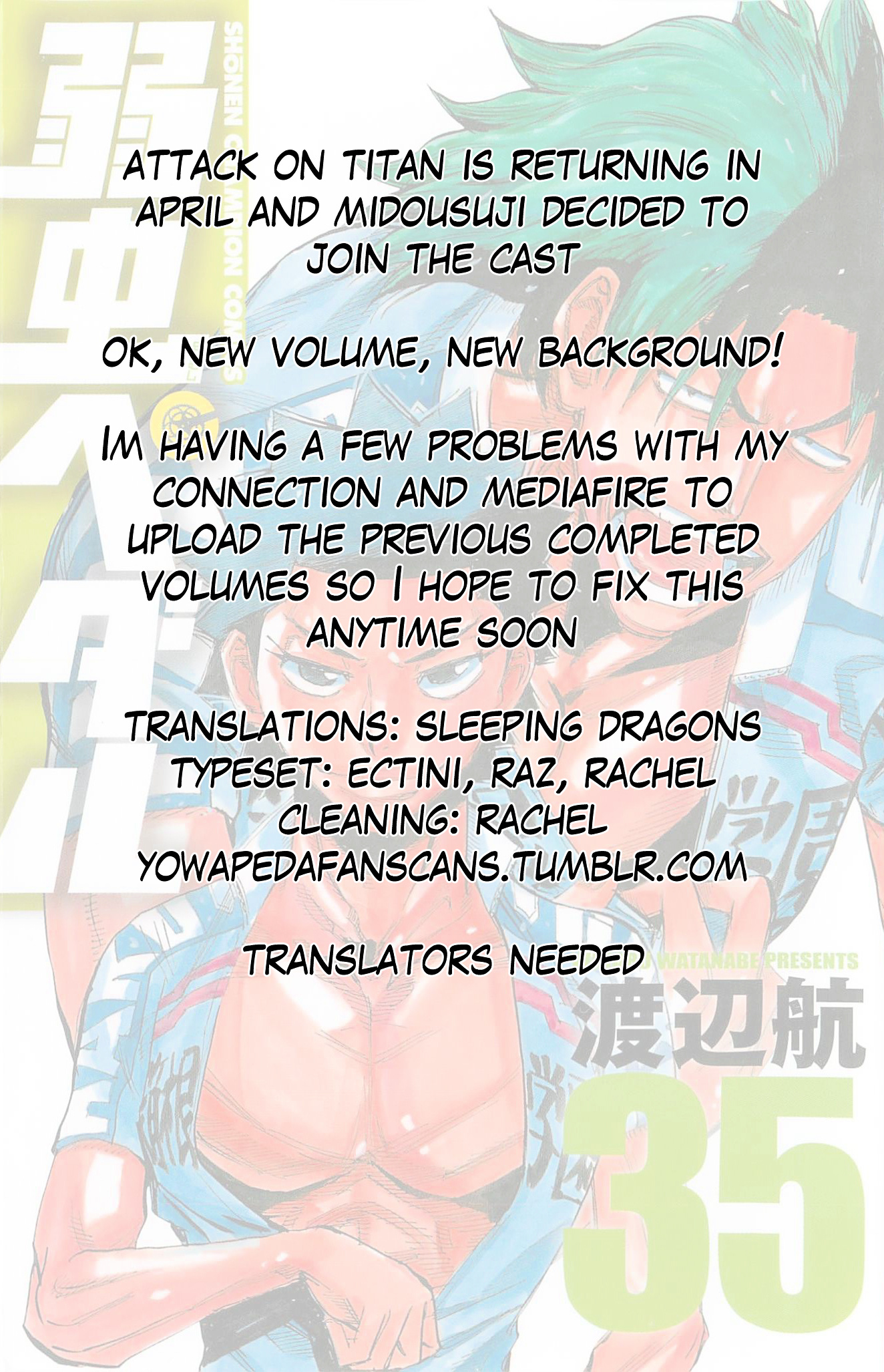 Yowamushi Pedal - Vol.35 Chapter 296 : Single Digit Zekken