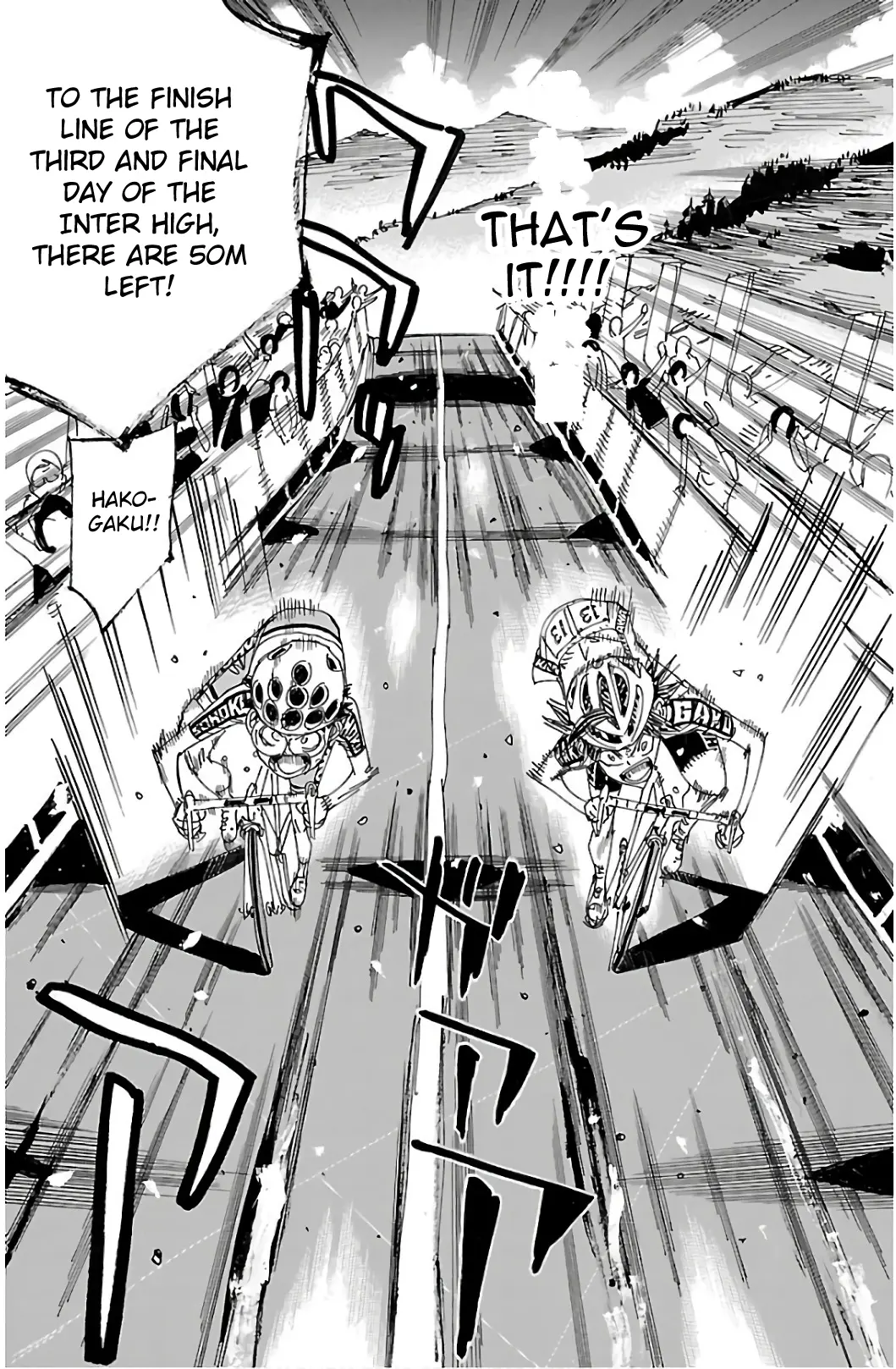 Yowamushi Pedal - Vol.63 Chapter 540: The One Who Raised His Hand To The Sky