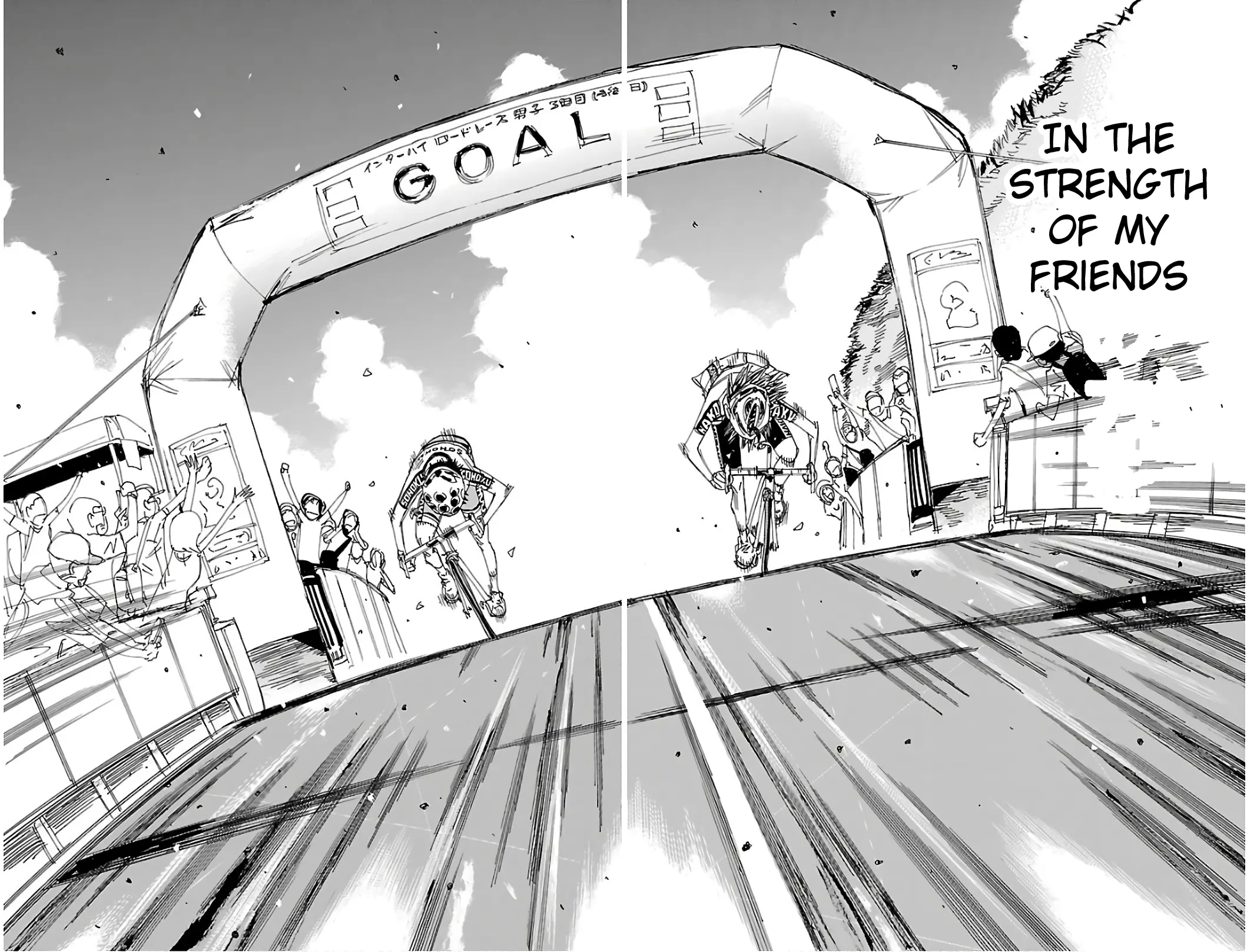 Yowamushi Pedal - Vol.63 Chapter 540: The One Who Raised His Hand To The Sky