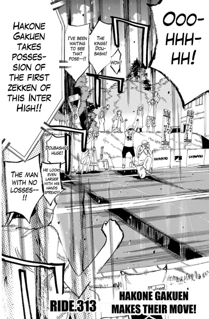 Yowamushi Pedal - Vol.37 Chapter 313 : Hakone Gakuen Makes Their Move!