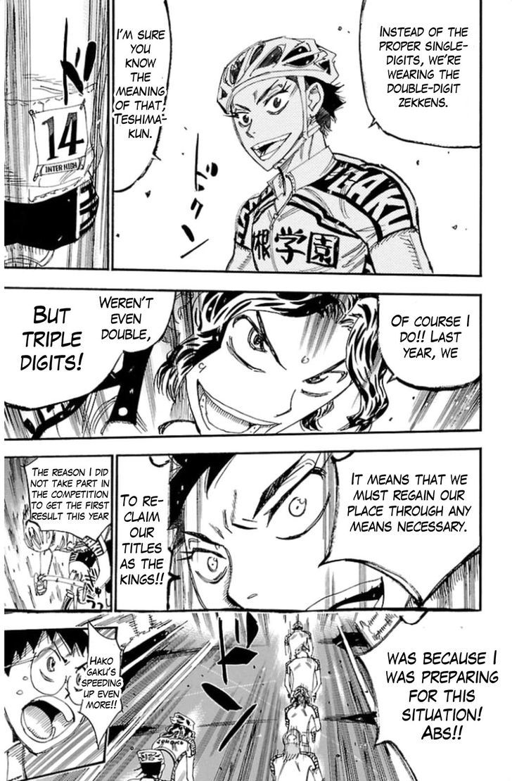 Yowamushi Pedal - Vol.37 Chapter 313 : Hakone Gakuen Makes Their Move!