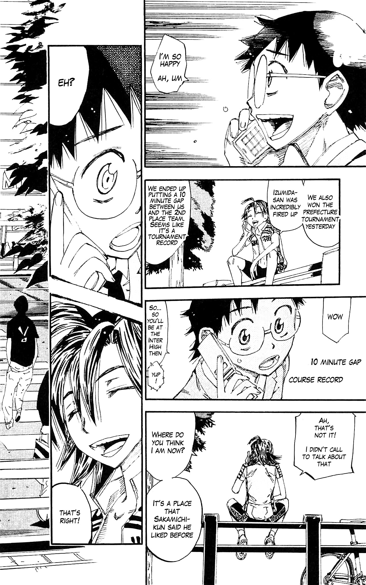 Yowamushi Pedal - Vol.33 Chapter 279 : Telephone