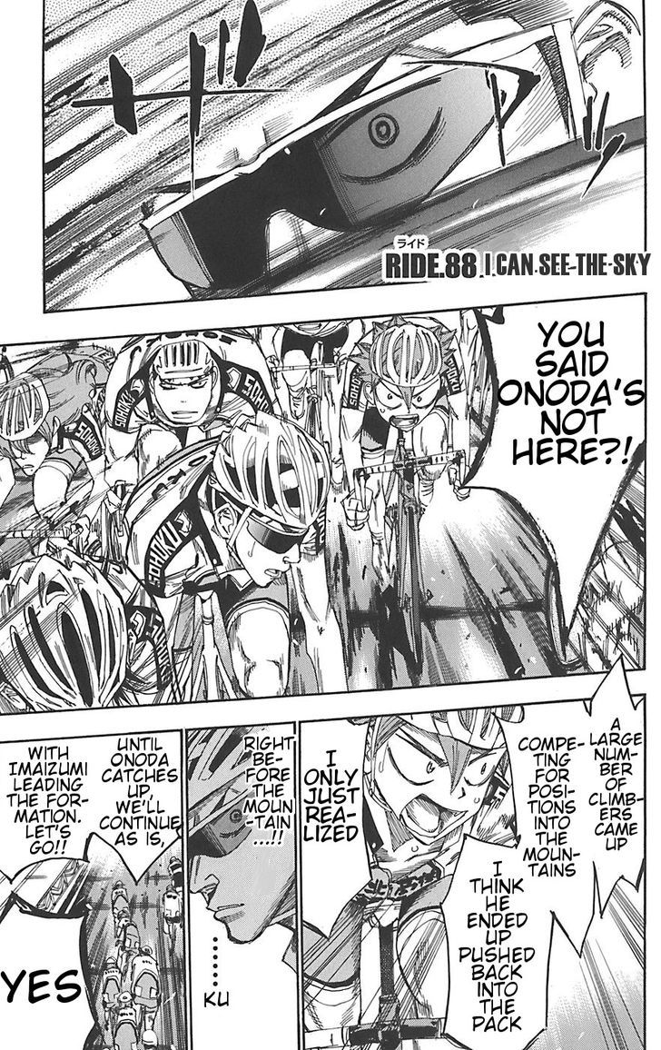 Yowamushi Pedal - Vol.11 Chapter 88 : I Can See The Sky