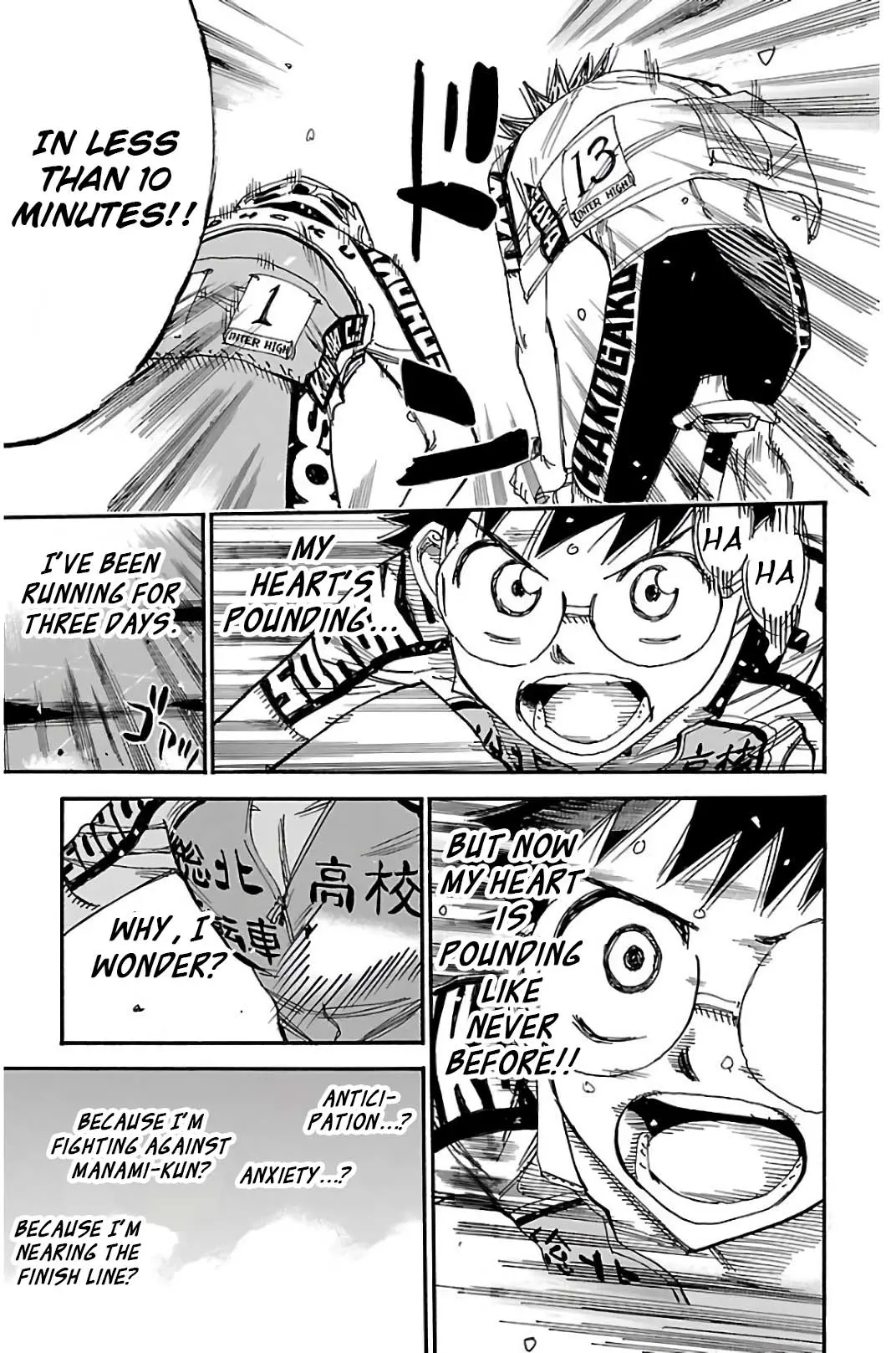 Yowamushi Pedal - Vol.60 Chapter 518: Pounding Heart