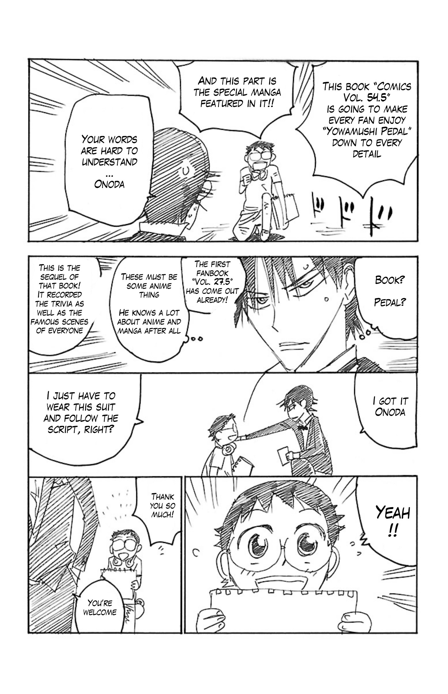 Yowamushi Pedal - Vol.54.5 Chapter 0: Do Your Best!! Shunsuke-Kun!