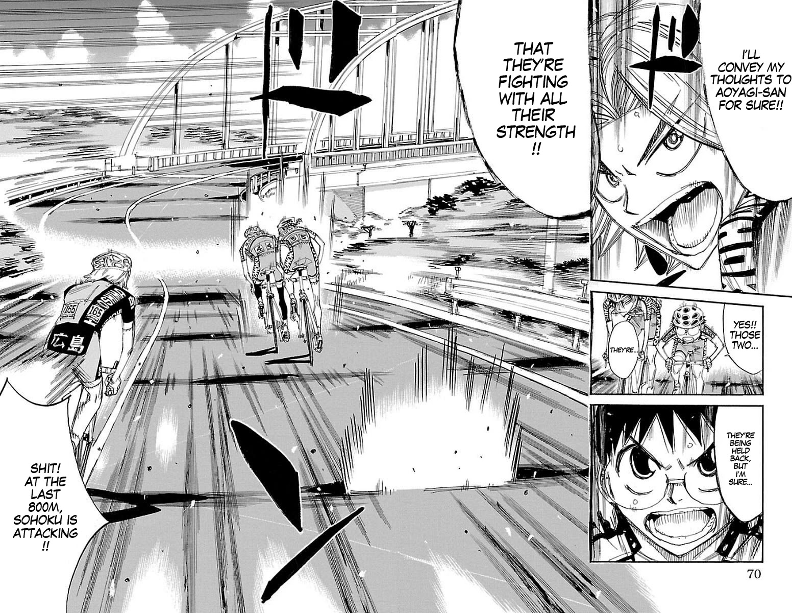 Yowamushi Pedal - Chapter 445: The Fighting Six!!