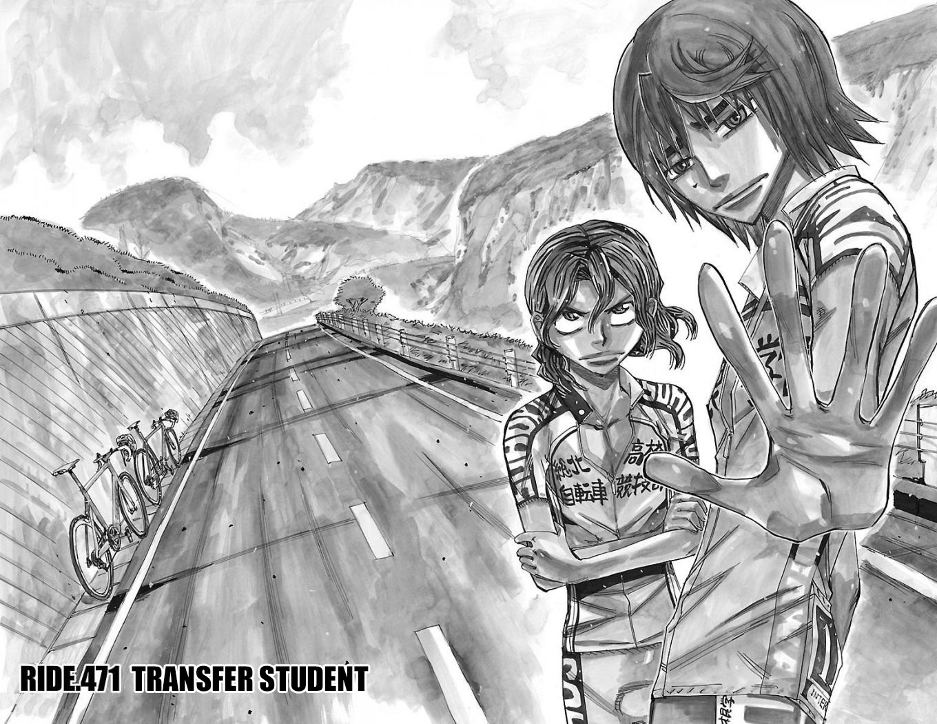 Yowamushi Pedal - Vol.55 Chapter 471: Transfer Student