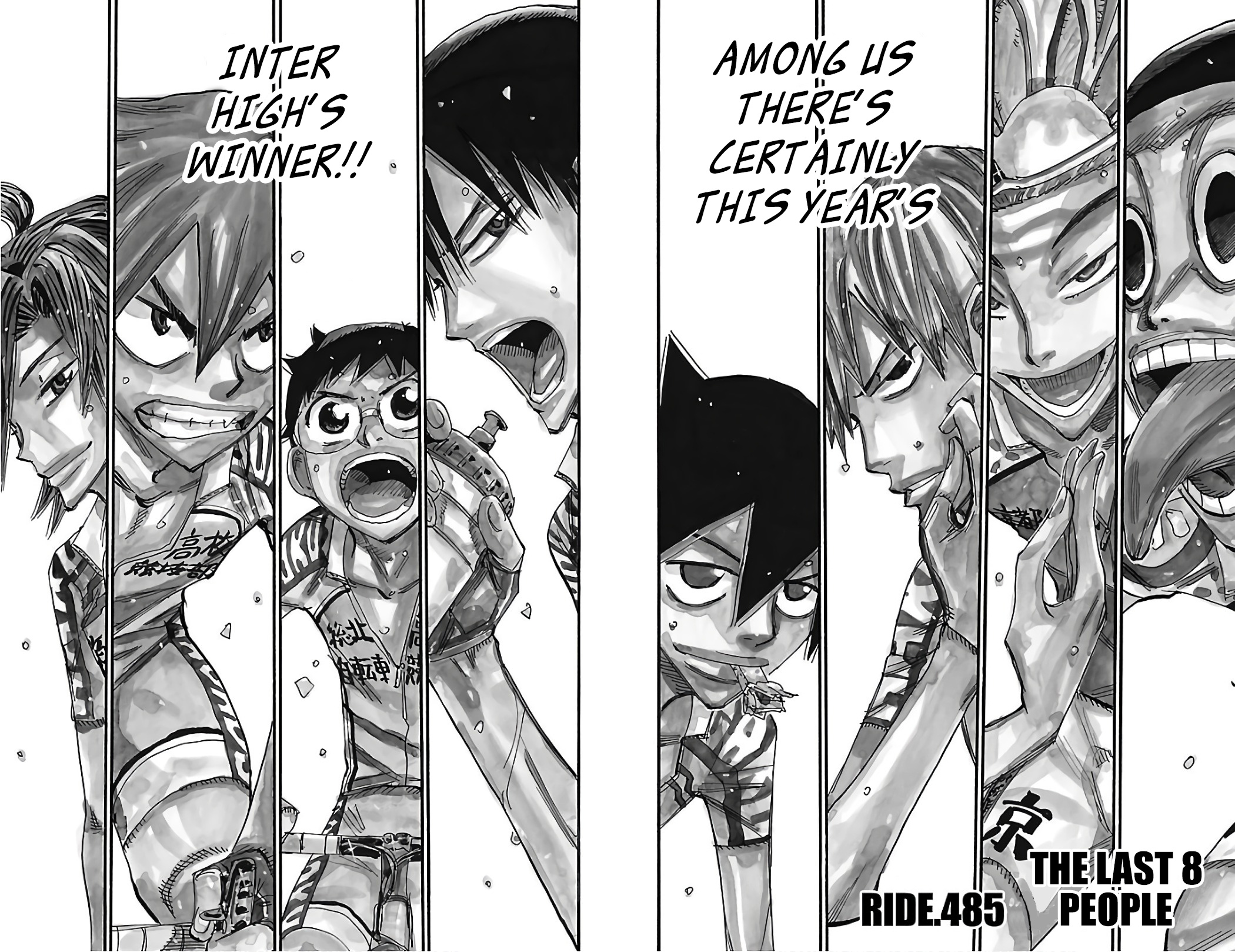 Yowamushi Pedal - Vol.57 Chapter 485: The Last 8 People