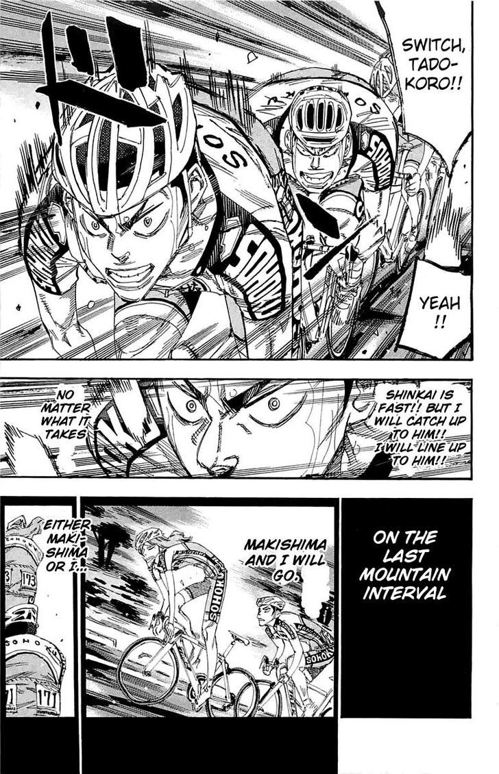 Yowamushi Pedal - Vol.22 Chapter 187 : Flat-Out Run, At Lake Yamanaka