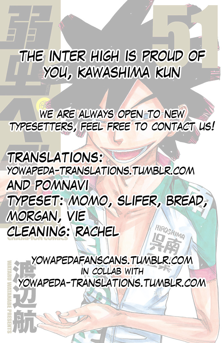 Yowamushi Pedal - Vol.51 Chapter 437: Team Of Two