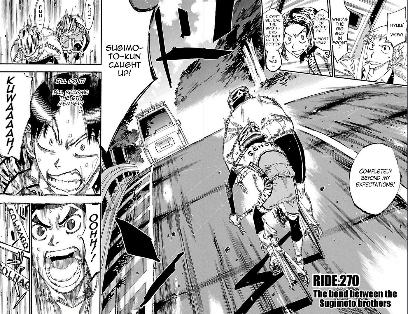 Yowamushi Pedal - Vol.32 Chapter 270 : The Bond Between The Sugimoto Brothers