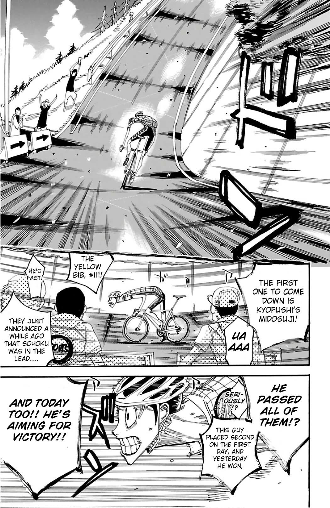 Yowamushi Pedal - Chapter 496: The Stolen 200M