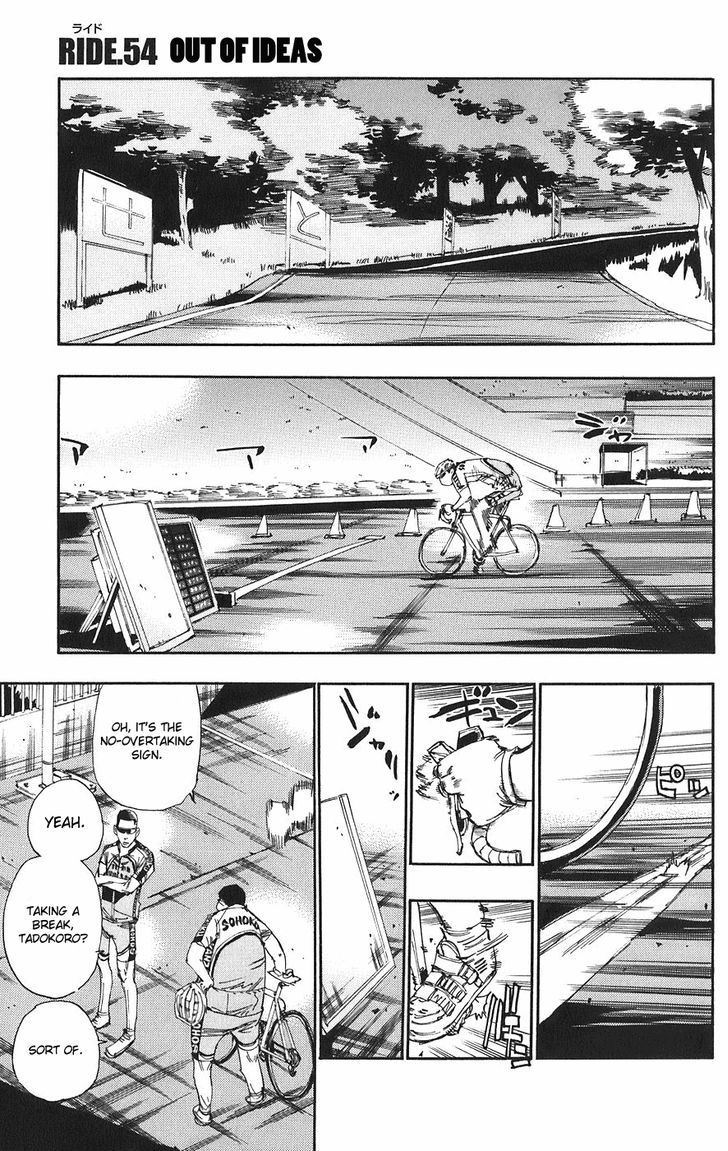 Yowamushi Pedal - Vol.7 Chapter 54 : Out Of Ideas