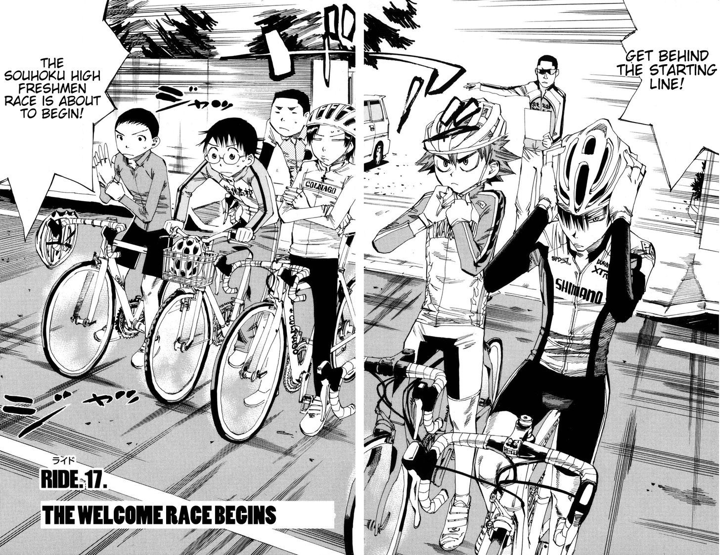 Yowamushi Pedal - Vol.3 Chapter 17 : The Welcome Race Begins