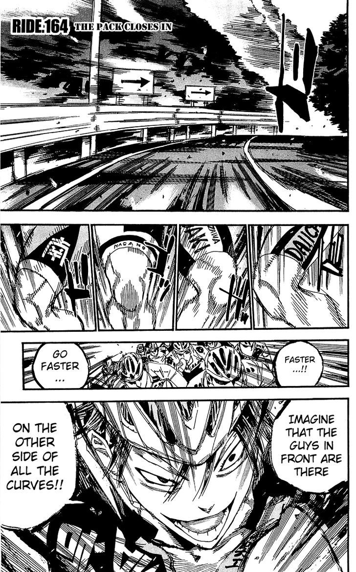 Yowamushi Pedal - Vol.20 Chapter 164 : The Pack Closes In