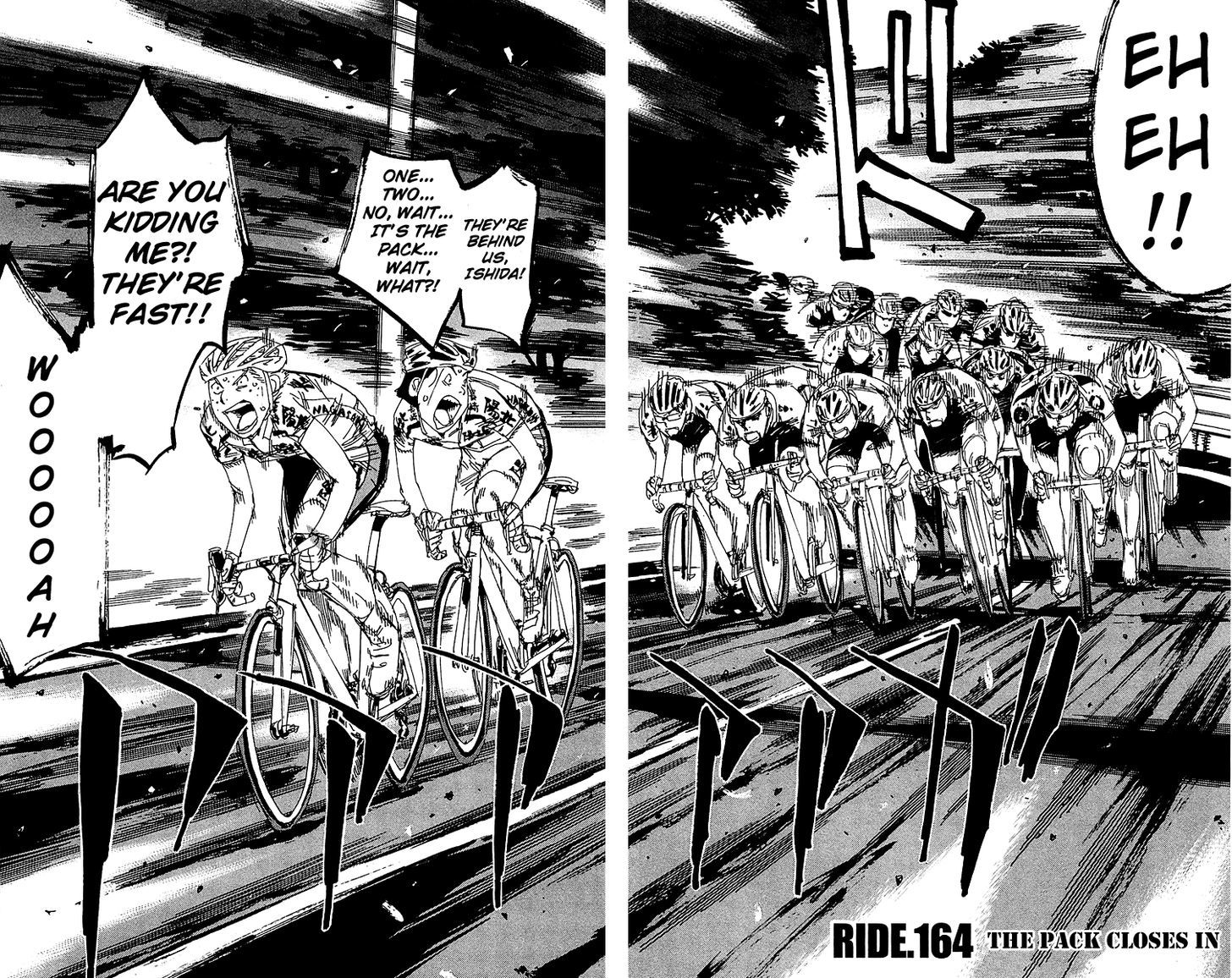 Yowamushi Pedal - Vol.20 Chapter 164 : The Pack Closes In