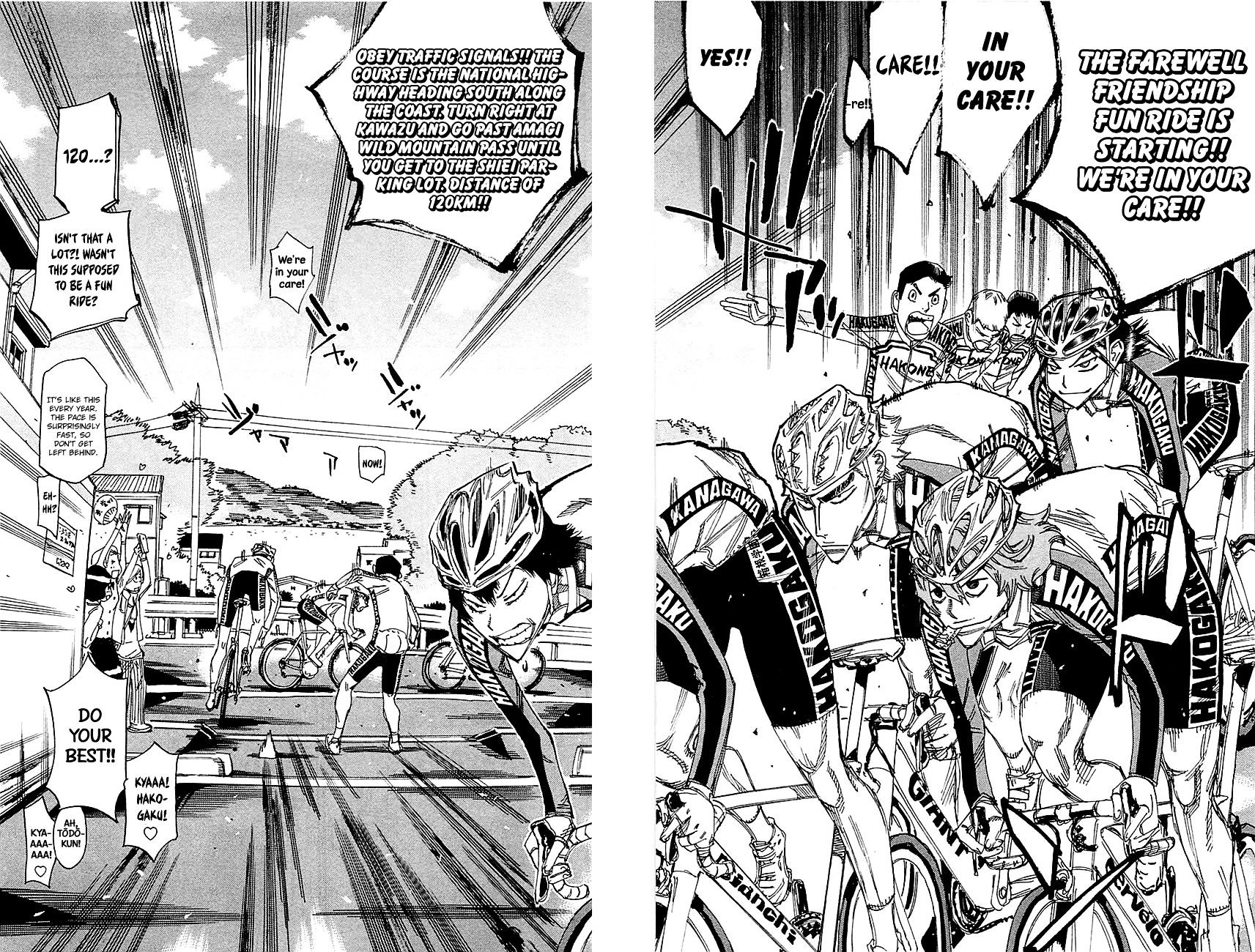 Yowamushi Pedal - Chapter 256 : Hakogaku, The Last Farewell Party