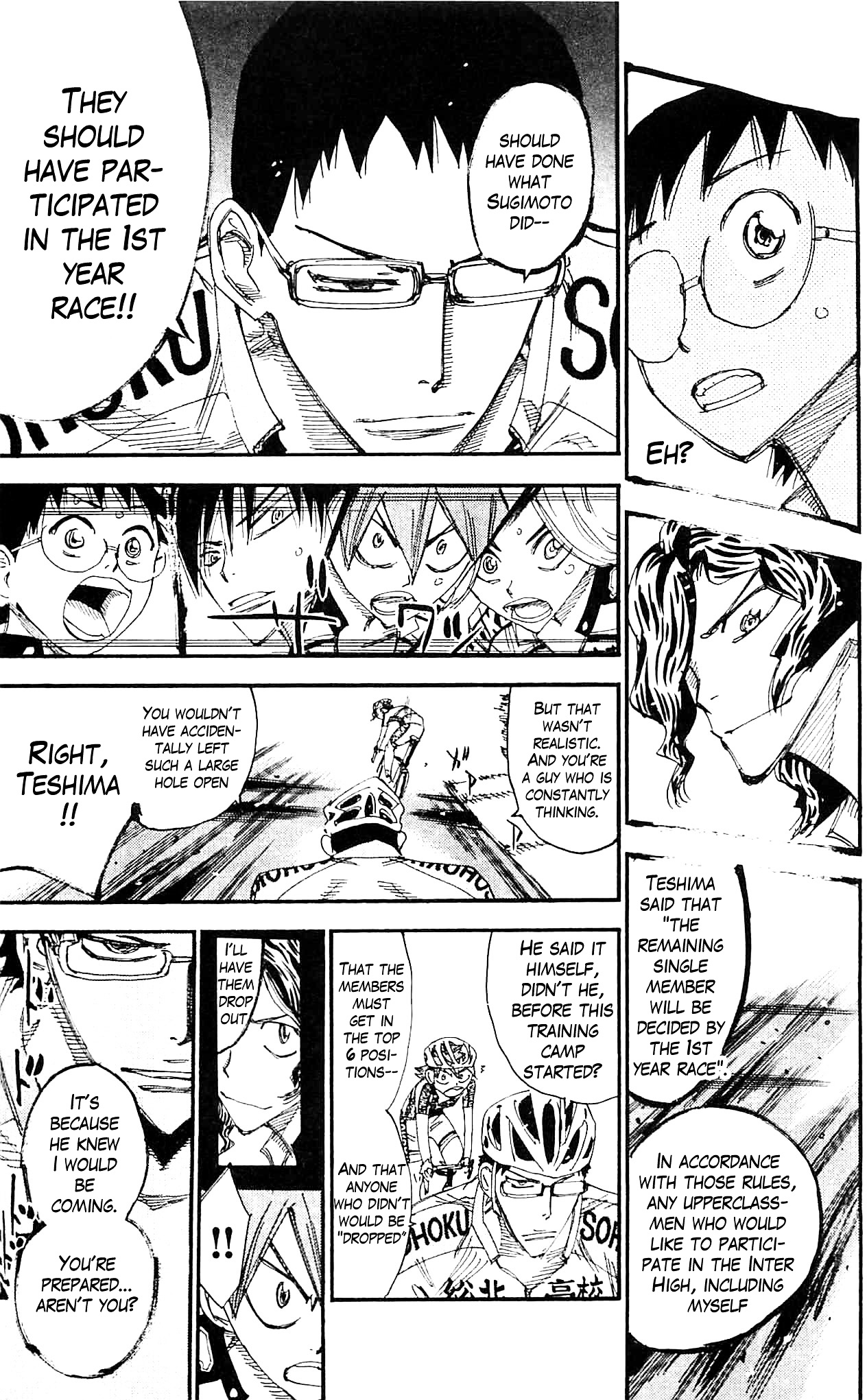 Yowamushi Pedal - Vol.33 Chapter 284 : Teshima S Determination