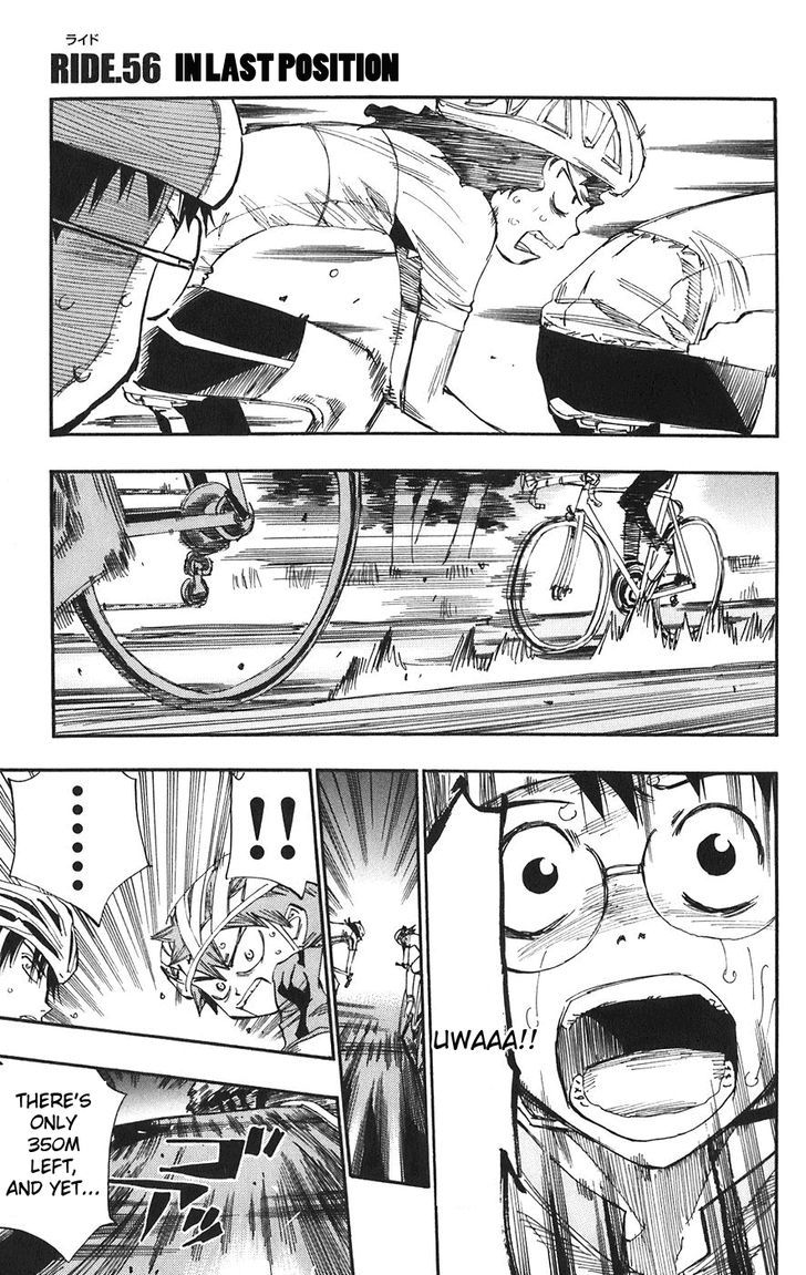 Yowamushi Pedal - Vol.7 Chapter 56 : In Last Position