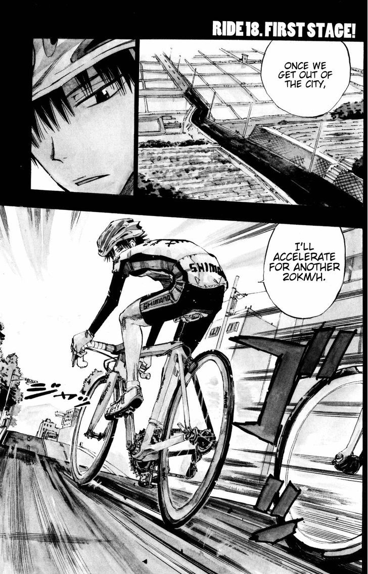 Yowamushi Pedal - Vol.3 Chapter 18 : First Stage!