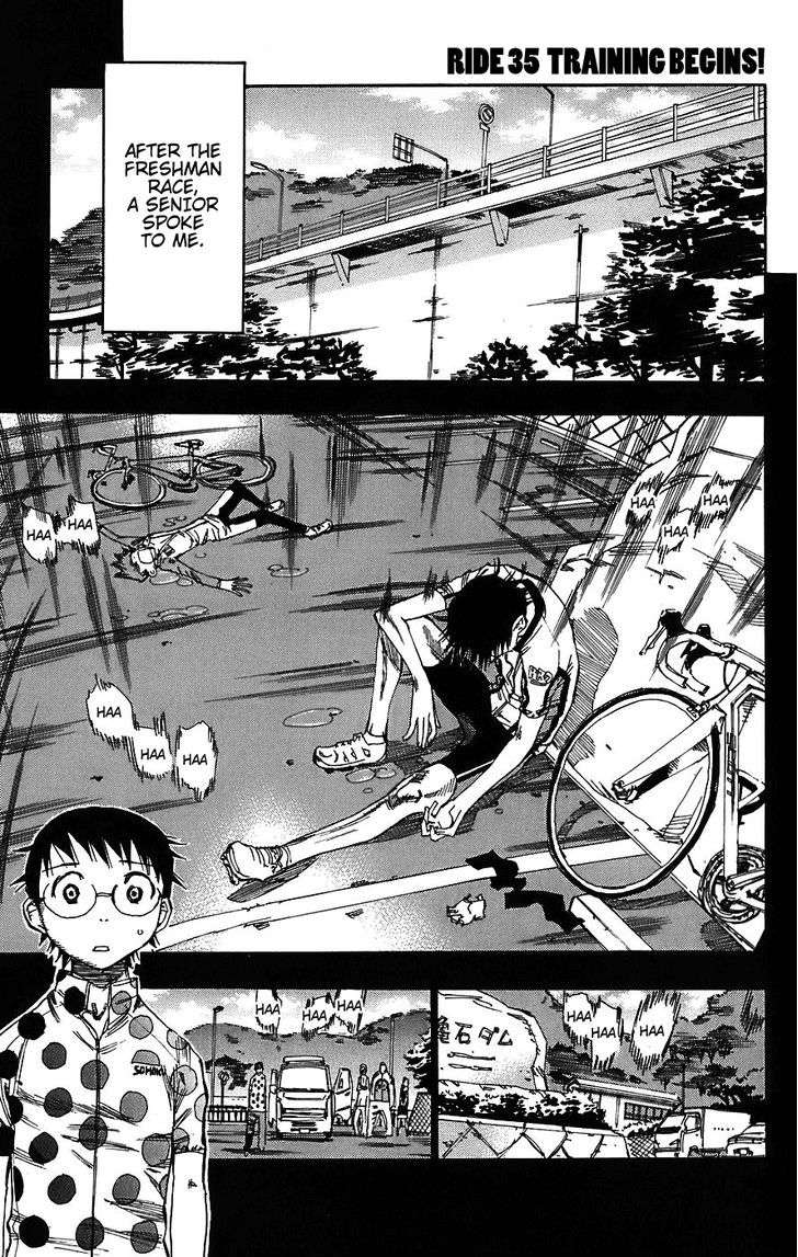 Yowamushi Pedal - Vol.5 Chapter 35 : Training Begins!