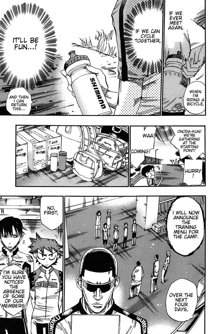 Yowamushi Pedal - Vol.5 Chapter 41 : First Day Of Camp