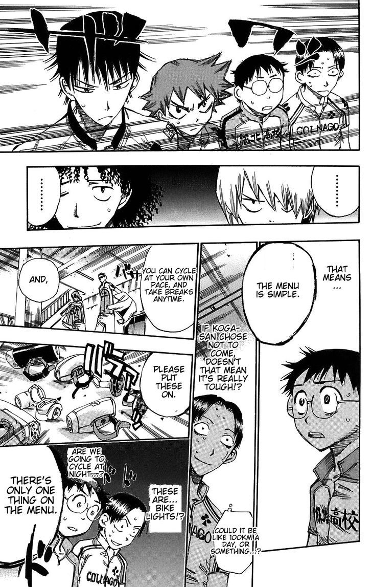 Yowamushi Pedal - Vol.5 Chapter 41 : First Day Of Camp