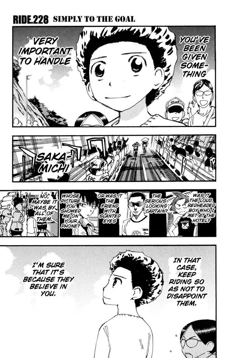 Yowamushi Pedal - Vol.27 Chapter 228 : Simply To The Goal