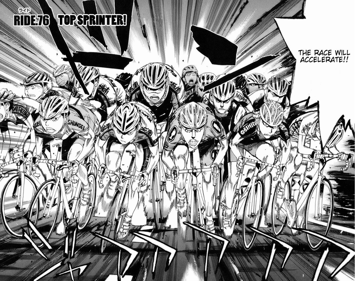 Yowamushi Pedal - Vol.9 Chapter 76 : Top Sprinter!