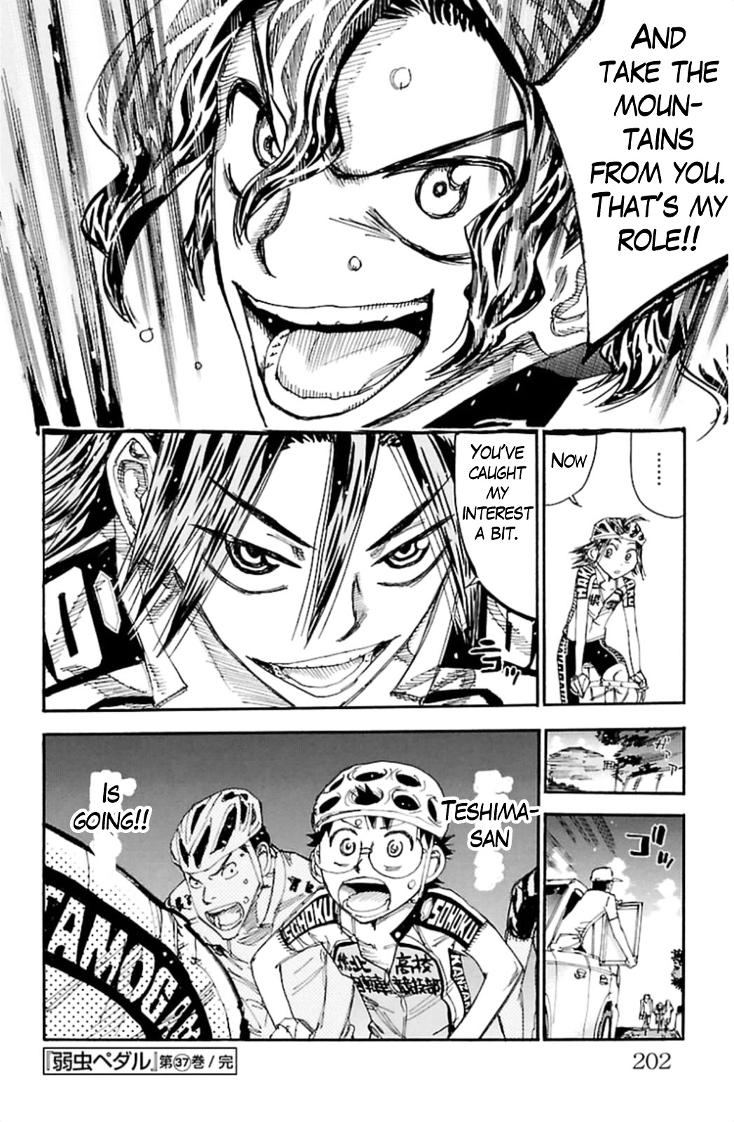 Yowamushi Pedal - Vol.37 Chapter 320 : Teshima S Challenge!!