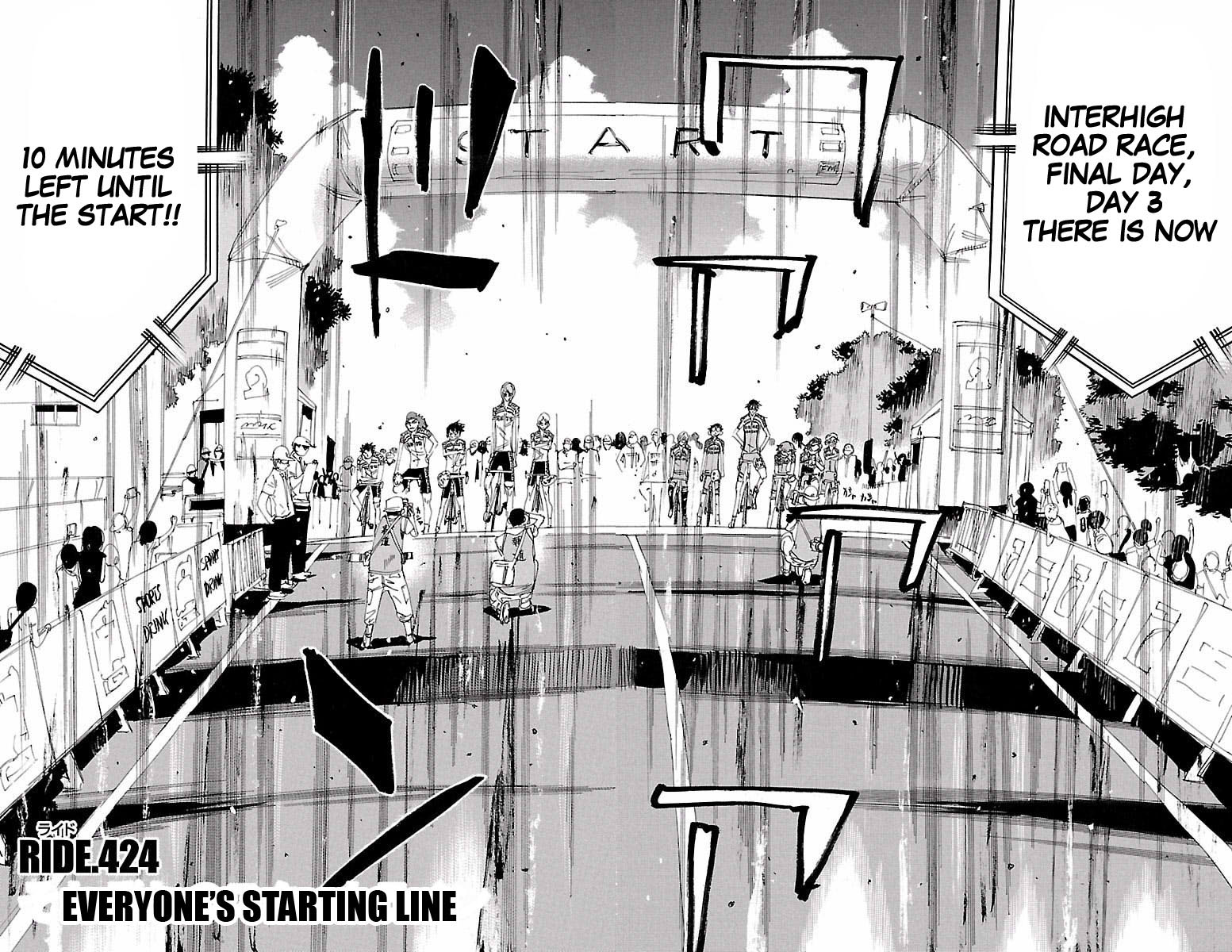 Yowamushi Pedal - Vol.49 Chapter 424: Everyone's Starting Line