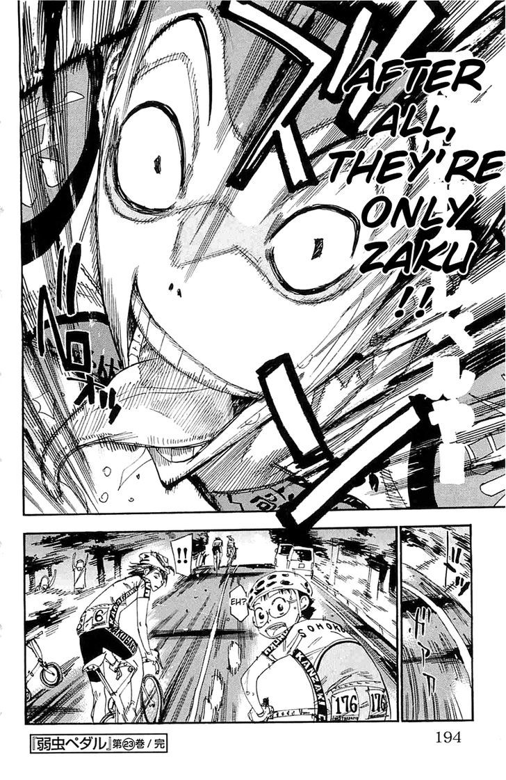 Yowamushi Pedal - Vol.23 Chapter 199 : The Persistent Man