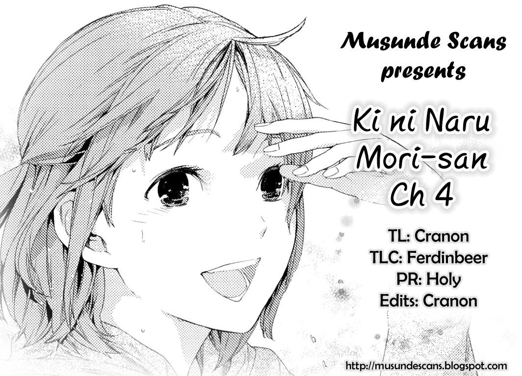 Ki Ni Naru Mori-San - Chapter 4