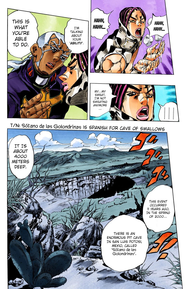 Jojo's Bizarre Adventure Part 5 - Vento Aureo - Vol.13 Chapter 112: Sky High Part 1