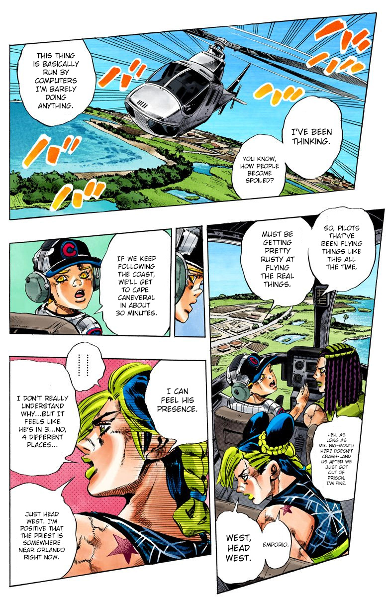 Jojo's Bizarre Adventure Part 5 - Vento Aureo - Vol.13 Chapter 112: Sky High Part 1