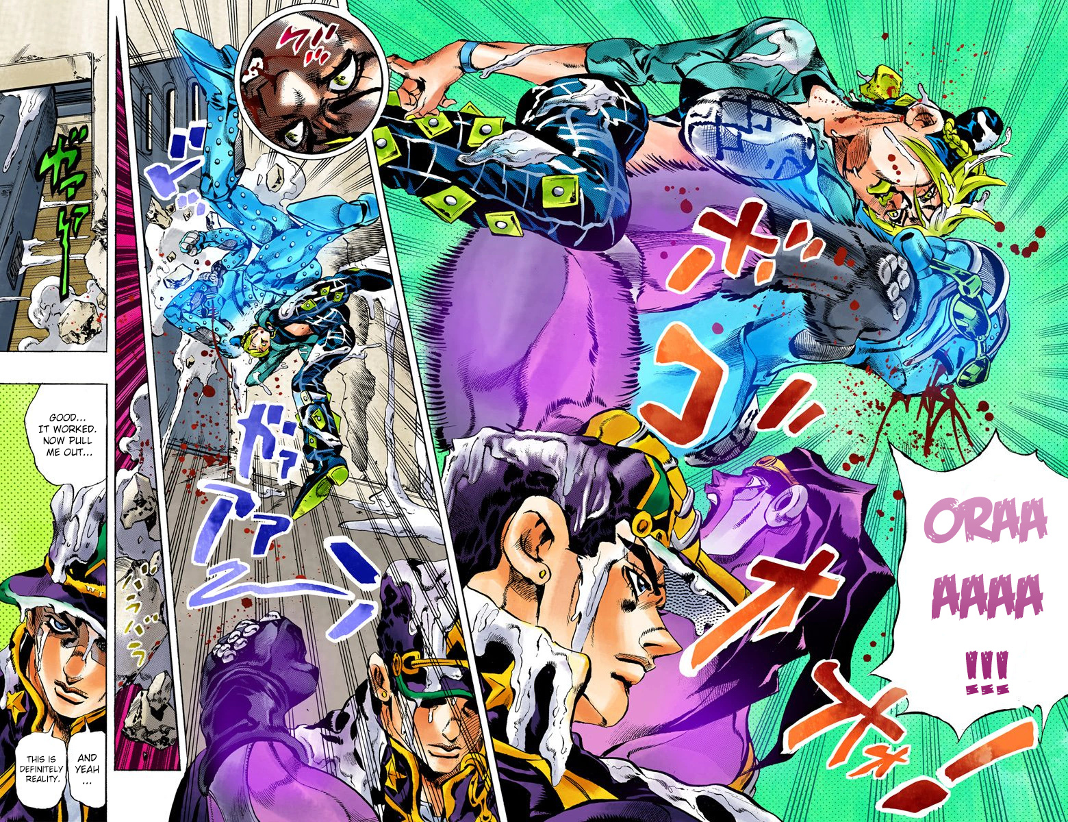 Jojo's Bizarre Adventure Part 5 - Vento Aureo - Vol.2 Chapter 17: The Visitor Part 7