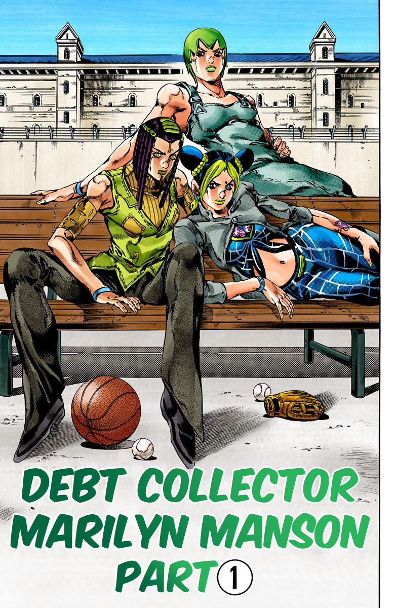 Jojo's Bizarre Adventure Part 5 - Vento Aureo - Vol.4 Chapter 34: Debt Collector Marilyn Manson Part 1