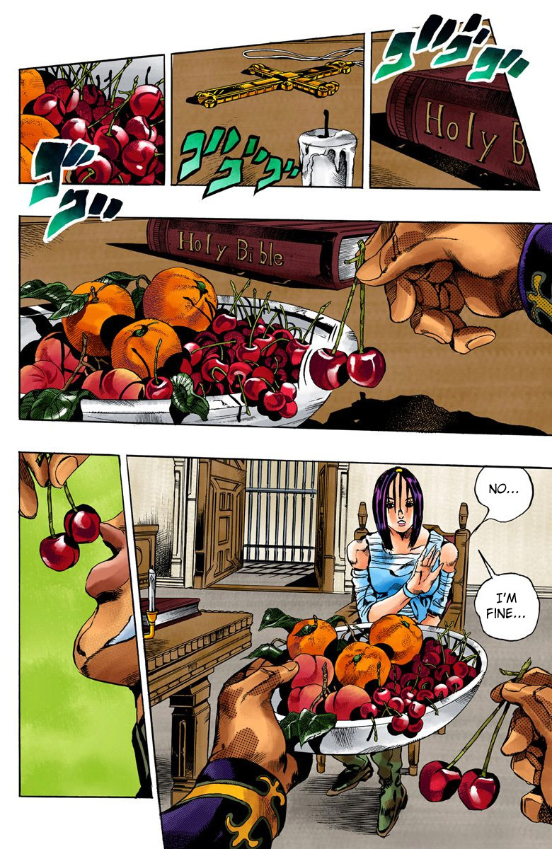 Jojo's Bizarre Adventure Part 5 - Vento Aureo - Vol.4 Chapter 34: Debt Collector Marilyn Manson Part 1