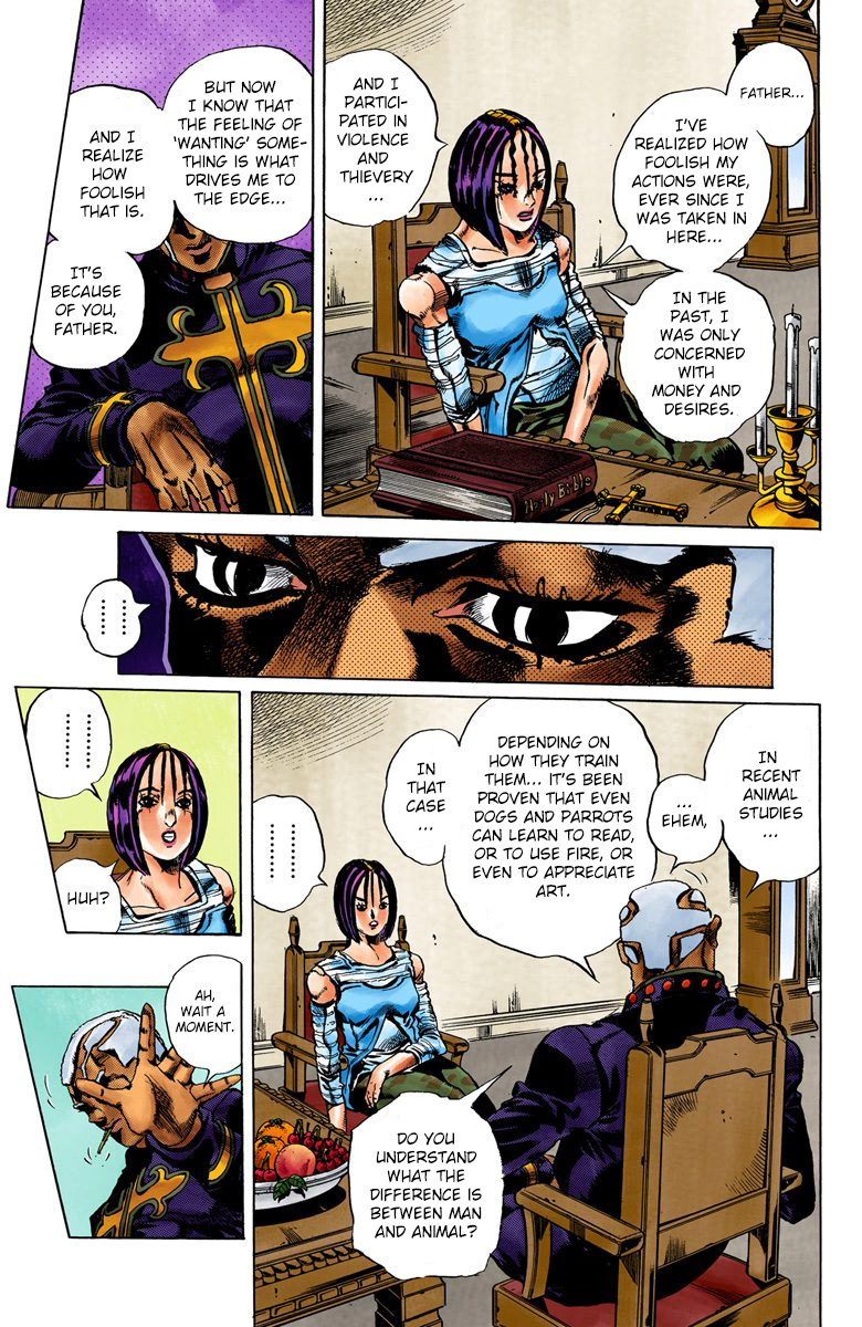 Jojo's Bizarre Adventure Part 5 - Vento Aureo - Vol.4 Chapter 34: Debt Collector Marilyn Manson Part 1