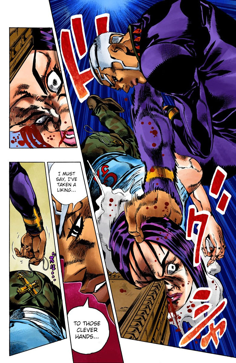 Jojo's Bizarre Adventure Part 5 - Vento Aureo - Vol.4 Chapter 34: Debt Collector Marilyn Manson Part 1