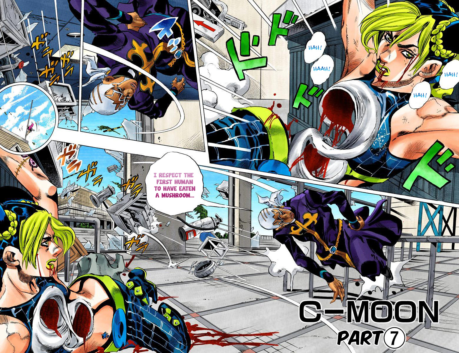 Jojo's Bizarre Adventure Part 5 - Vento Aureo - Vol.17 Chapter 147: C-Moon Part 7