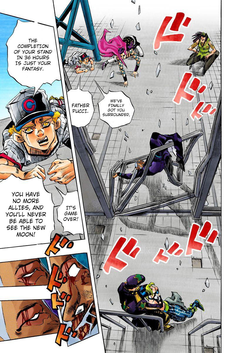 Jojo's Bizarre Adventure Part 5 - Vento Aureo - Vol.17 Chapter 147: C-Moon Part 7